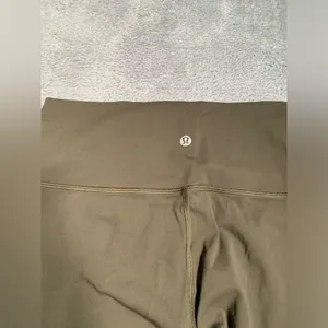Lululemon wunder under crop high rise luxtreme 8 green olive thumbnail 9