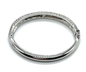 Lia Sophia Silver Played with Crystal Accent Bracelet thumbnail 8