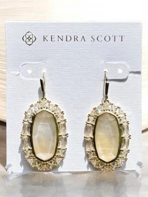 💫 Kendra Scott Elle Crystal Frame Drop Earrings thumbnail 2