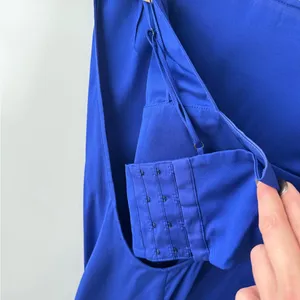 Alexander Wang Blue Sleeveless Cutout Silk Crepe Mini‎ Dress Size 2 thumbnail 5