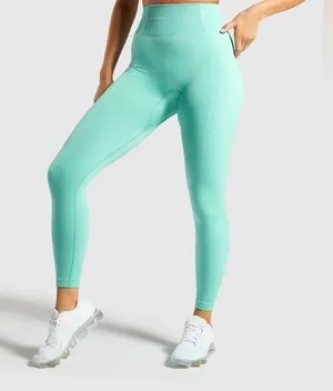 Gymshark Ultra Seamless Spearmint Green Leggings (medium) thumbnail 1