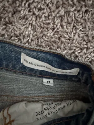 Denim Forum Arlo Aritzia High-Rise Straight thumbnail 3