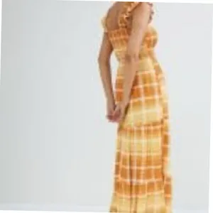 Anthropologie EN ELLY Ruffled Maxi Dress Size M thumbnail 4