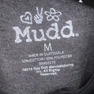Mudd Women's shirt Size Juniors medium Aerosmith rock band gray baby tee thumbnail 2