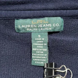 Ralph Lauren Cardigan Navy Blue S Equestrian Minimalist Quiet Luxury Old Money thumbnail 4