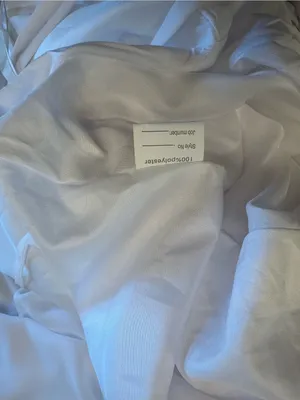 INEWER Cowl Neck High Low Chiffon Ruched Maxi Gown White Size 6 NWT thumbnail 9