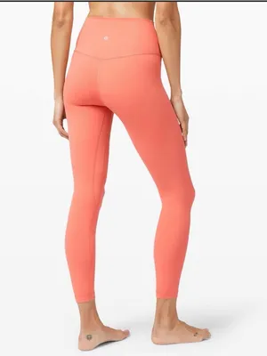 Lululemon Athletica Align Pant II 25" Cool Rustic Coral 6 Leggings thumbnail 2