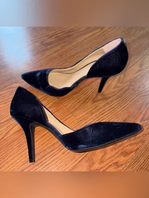 Michael Kors Blue Velvet Women's heels with Cutout Detail thumbnail 2