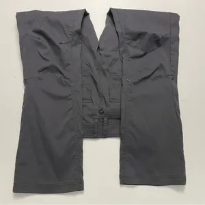 prAna Halle Pant Cargo Convertible Roll Up Stretch Zion Travel Hiking Grey Coal thumbnail 9
