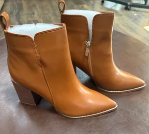 Women’s Cognac Pointed thumbnail 1