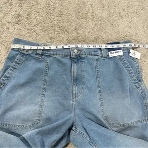 NWT Old Navy High-Waisted OGC Chino Tapered Straight Pants in Medium Wash XL thumbnail 13