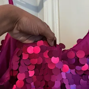 GIANNI BINI Medium Party Dress Pink Fuchsia Date thumbnail 9