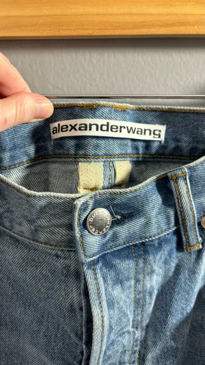 Alexander Wang blue Jean  thumbnail 4