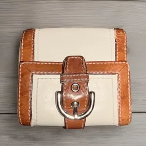 Large Coach Cream Leather Soho Shoulder Bag Double Pocket with Wallet thumbnail 7