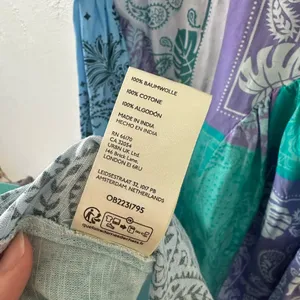 Free People Teal, Lavender, Mint Patchwork Midi Dress thumbnail 7