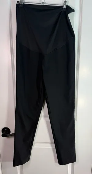 LOFT Marisa Maternity Black Pants Size 6M thumbnail 1