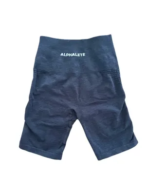 Alphalete Amplify ultra high rise bike contour gym active seamless shorts xs thumbnail 6