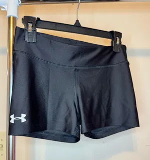 Under Armour Women's Black Athletic Compression Shorts thumbnail 1