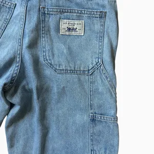 Levi's Baggy Carpenter Jeans Womens 27x31 Light Wash Wide‎ Leg Utility Denim thumbnail 7