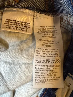 Madewell The Momjean High Rise Straight Leg Jeans Size 23 Raw Hem thumbnail 7