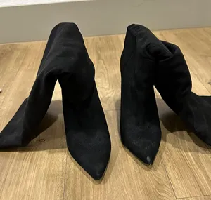 Steve Madden Slouchy Black Boots thumbnail 3