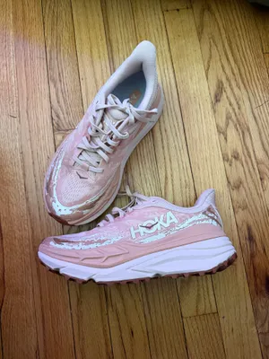 Hoka Stinson ATR 7 Trail Running Shoe Rose Latte Blossom 8.5 thumbnail 2