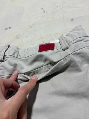 American Eagle y2k mini micro shorts tan khaki 6 thumbnail 3