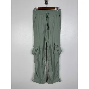 Lululemon Dance Studio Relaxed-Fit Mid-Rise Cargo Pant Grey Eucalyptus Size 4 thumbnail 4