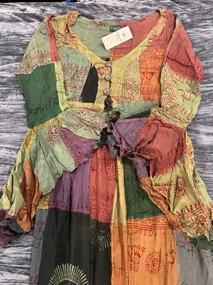 Green maxi Kimono By Kathmandu thumbnail 2