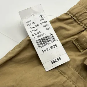 Pacsun‎ Low Rise Puddle Khaki Tan Womens Size Medium Pant Cargo Relaxed NEW thumbnail 7