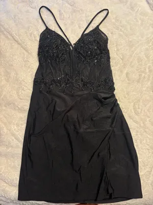 Windsor Mini Dress Black thumbnail 1