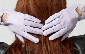 Urban Outfitters Faux Leather Moto Gloves thumbnail 3