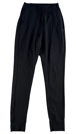 Buffbunny Womens Small Joggers Pants Athletic‎ Tapered Zipper Pockets Black Soft thumbnail 1