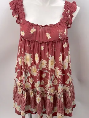 Intimately by Free People wild daisy bali baby doll dress thumbnail 1