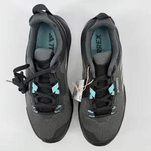 Adidas Terrex AX4 Gore-Tex Hiking Shoe Sneaker Women 5 Black‎ Gray Mint Tone NWB thumbnail 3