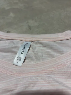 Athleta Light Pink Long-Sleeve Women's Top large thumbnail 3