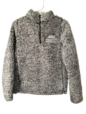 MV Sport Womens Size Small Sherpa Sweatshirt Quarter Zip Thousand Islands Winery thumbnail 1