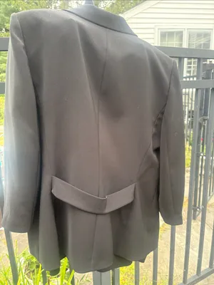 Le Suit Black Women's Single-Breasted Blazer thumbnail 5