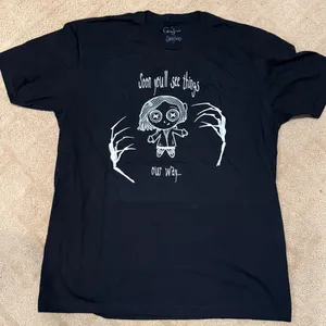 Black Coraline spooksieboo T-Shirt thumbnail 1