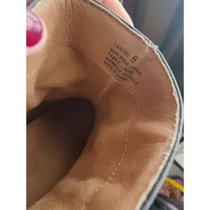 Black Wedge Boot Size 8 Side Zipper thumbnail 7