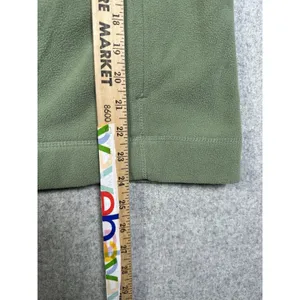 10,000 Above Sea Level Womens XL Vest Fleece Green Zip Sleeveless Hiking Comfort thumbnail 4