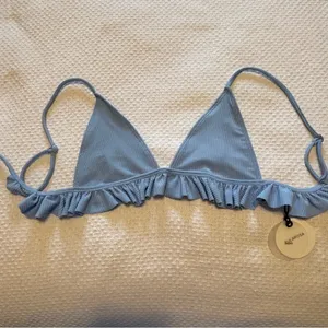 Tularosa Hazel‎ Bikini Swim Top in Sky Blue size Small NWT thumbnail 2