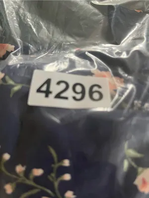 Old Navy Ditsy Floral Smocked Midi Dress XL Tall Navy Blue Pink Cottagecore Sundress thumbnail 7