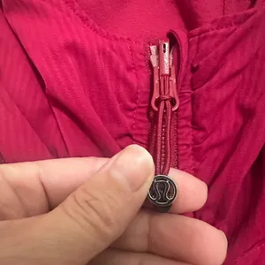 Lululemon | Women's‎ In Flux Reversible Ribbed Hooded Jacket, Cranberry, Size 4 thumbnail 7