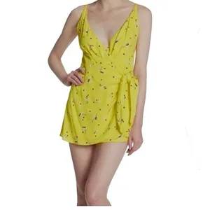 Free People Tango at Night 10 faux wrap tie flap front romper SH 3099 thumbnail 8