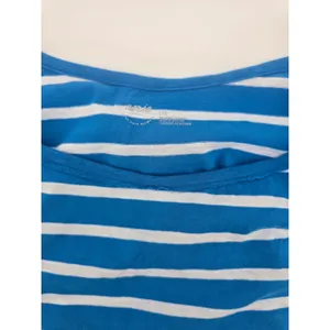 Aerie Tank Top Womens Large Blue White Striped Twisted Strap‎ Cropped Cotton thumbnail 4