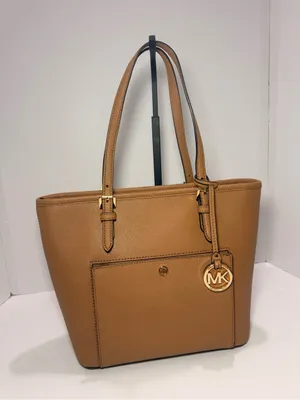 MICHAEL Michael Kors Jet Set Item Medium Top Zip Snap Pocket Tote – Acorn thumbnail 2