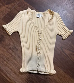 Princess Polly Ribbed Crop Top thumbnail 1