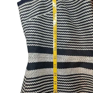 NWOT J Crew Sheath Dress Navy White Stripe Tweed‎ Indigo Size 12 Career Nautical thumbnail 12