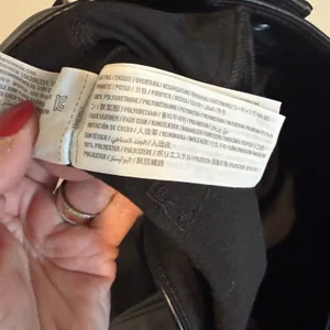 Abercrombie & Fitch 14R Black Vegan Leather Curve 90s Straight Ultra High Rise thumbnail 3